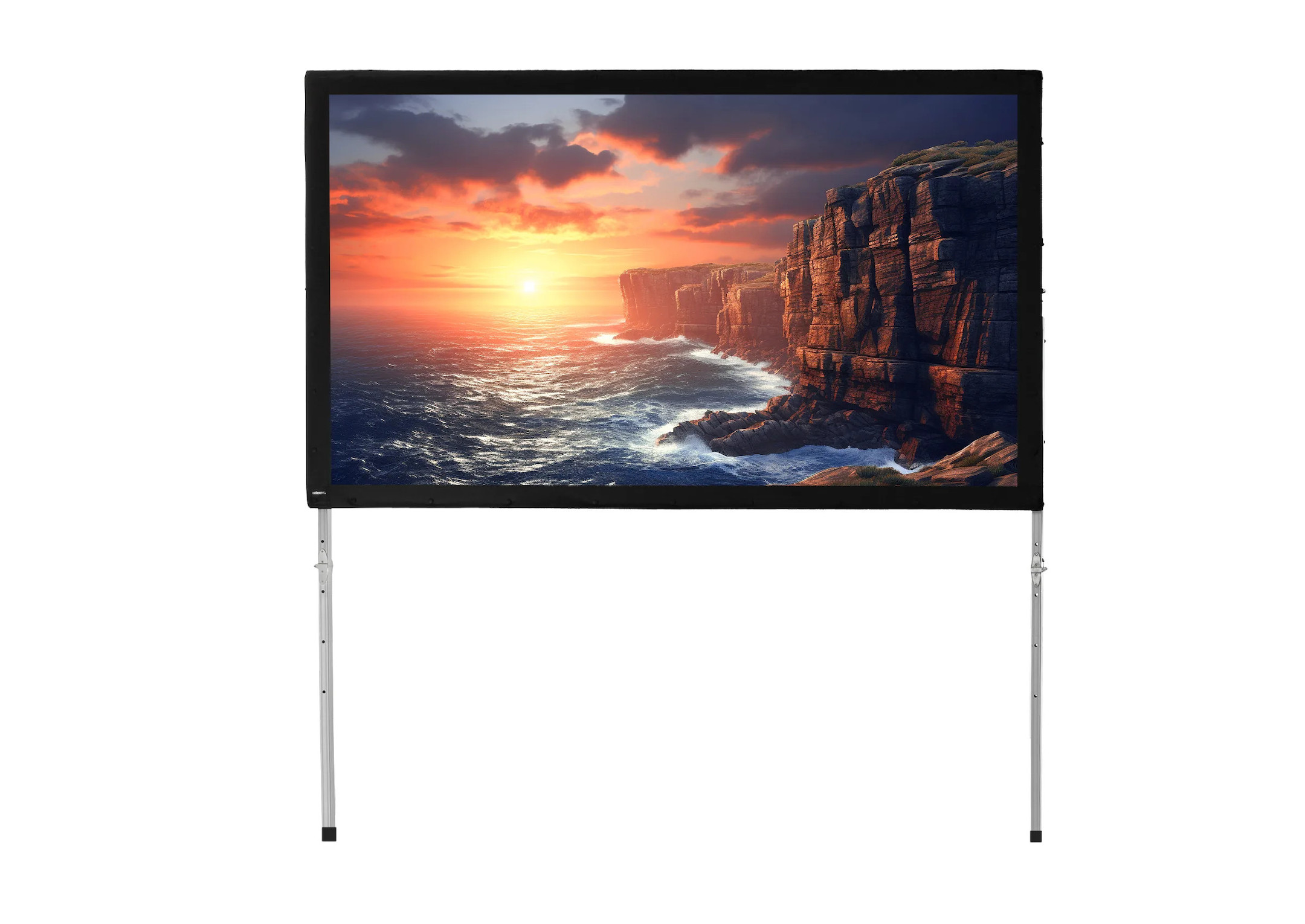 Écran De Projection Portable 180 Pouces - Pliable, Anti-plis, Format 16:9, Pour Intérieur Et Extérieur