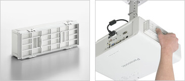 Panasonic-filterunit-ET-EMF100-voor-PT-FX400-PT-FW430-Serie