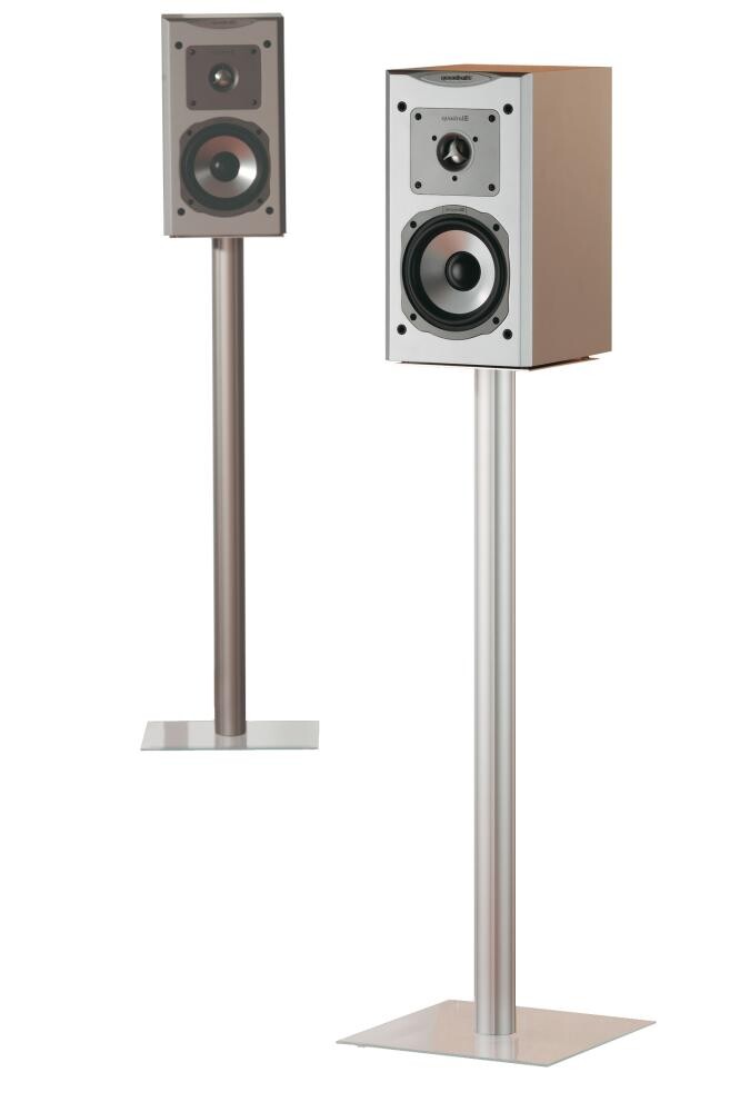 VCM 2x Lautsprecherstands Boxero Maxi Klarglas 71 cm