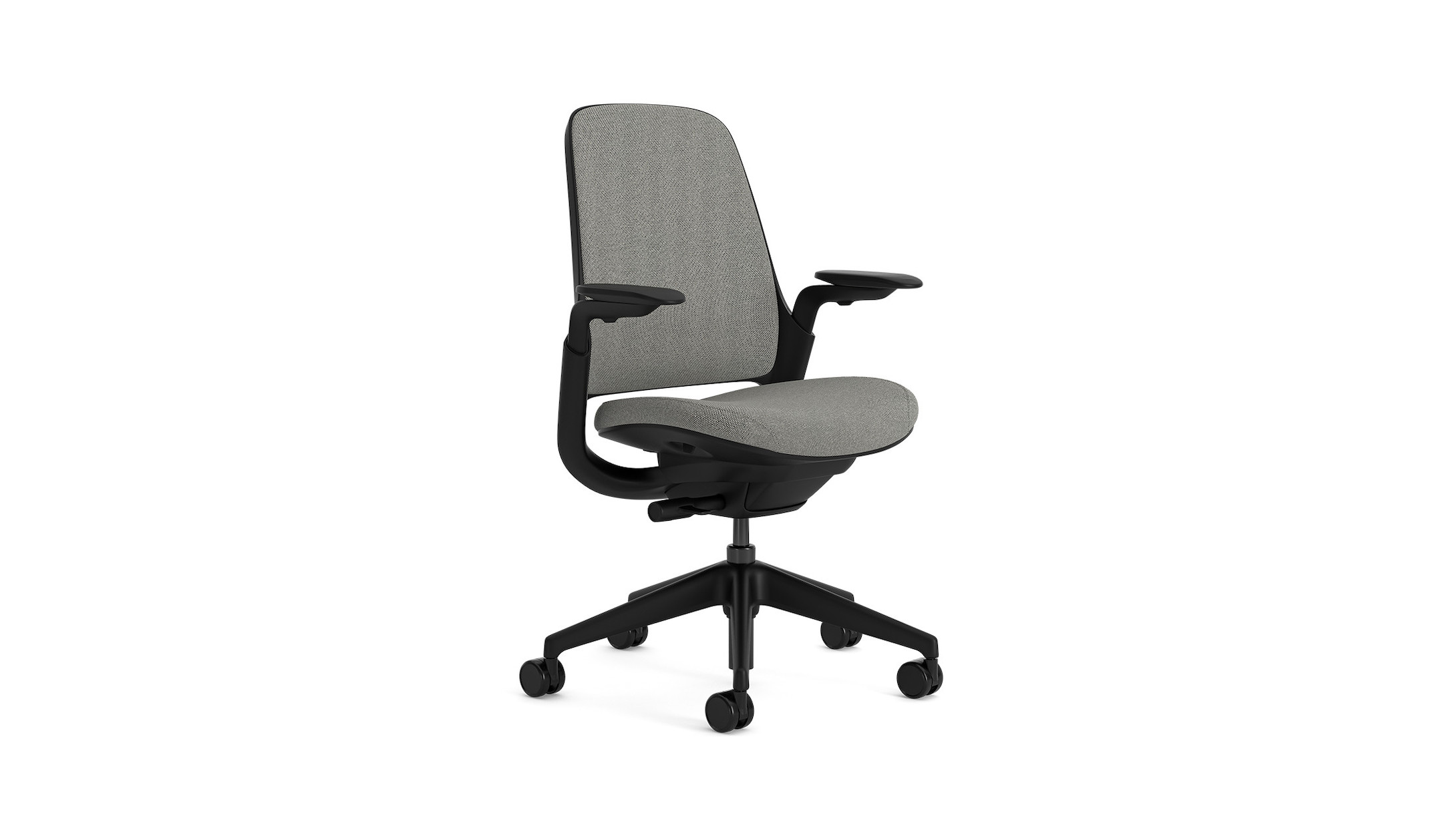 Steelcase Series 1 ergonomischer Bürostuhl mit gepolsterter Rückenlehne und Synchronmechanik Steelcase-Series-1-ergonomischer-Burostuhl-mit-gepolsterter-Ruckenlehne-und-Synchronmechanik