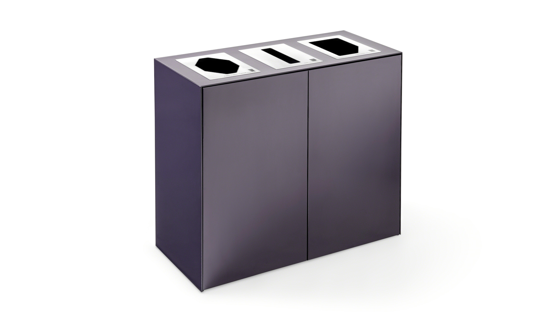 Steelcase-Volum-Art-Recycling-Station-3-fach-Mulltrennung-im-Design-Look-mit-Push-to-Open