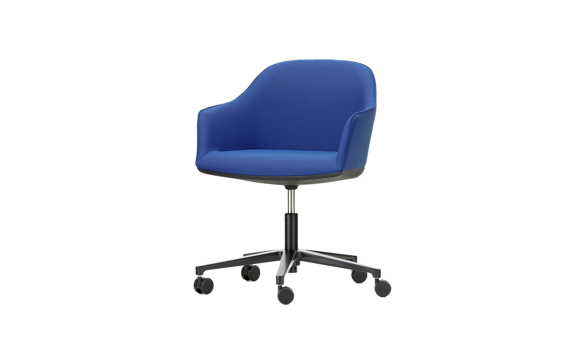 Vitra Softshell Chair Fünfstern Bürostuhl - höhenverstellbar, drehbar und voll gepolstert Vitra-Softshell-Chair-Funfstern-Untergestell