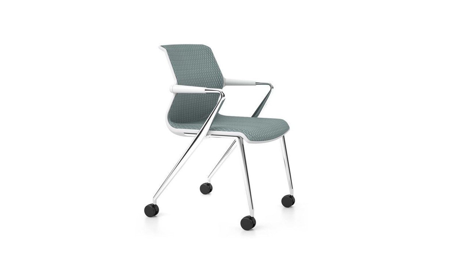 Vitra-Unix-Chair-mit-Vierbein-Untergestell-mit-Rollen