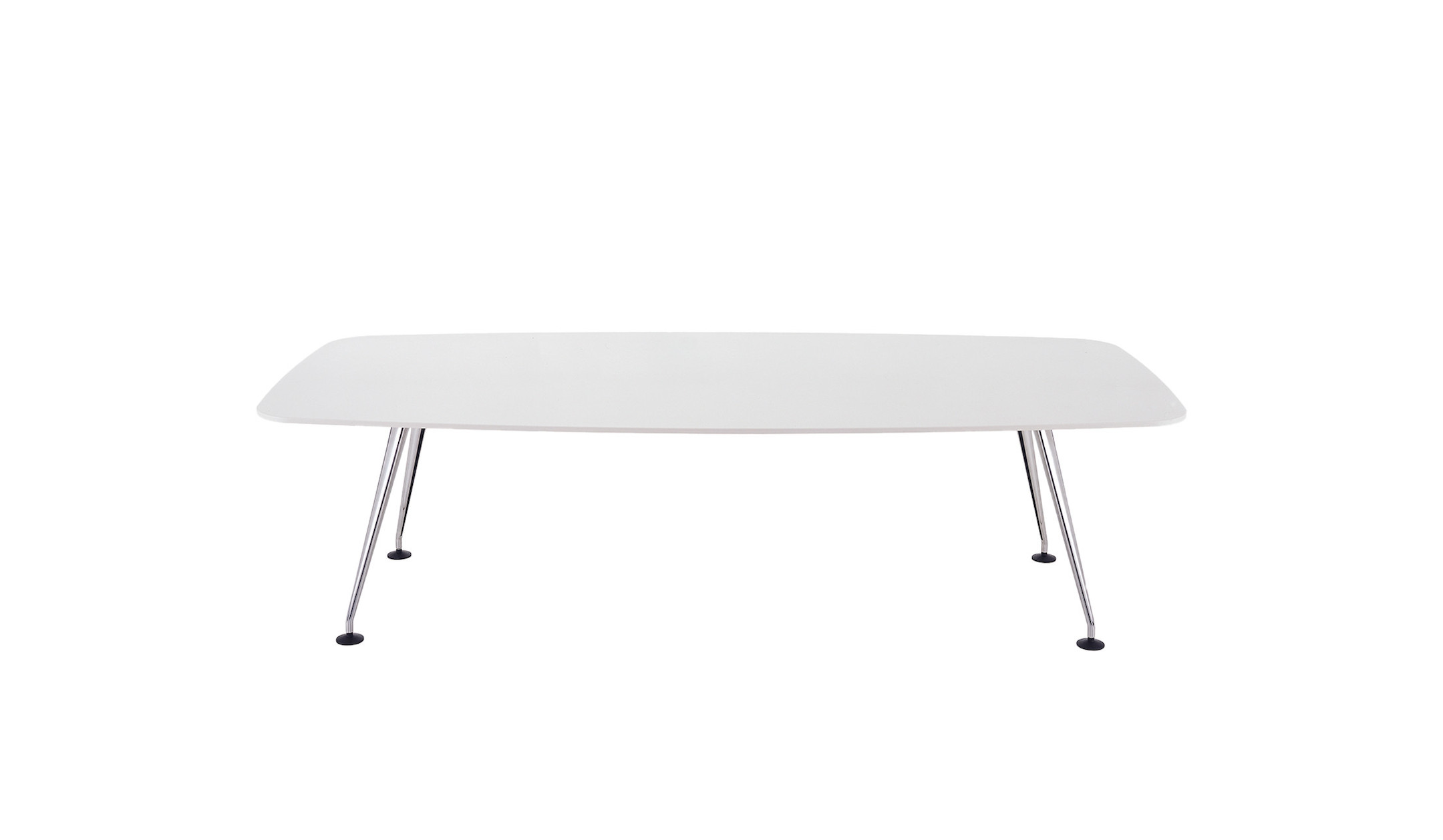 Vitra-MedaMorph-Konferenztisch-in-Bootsform-mit-intelligenter-Elektrifizierung-fur-effiziente-Meetings