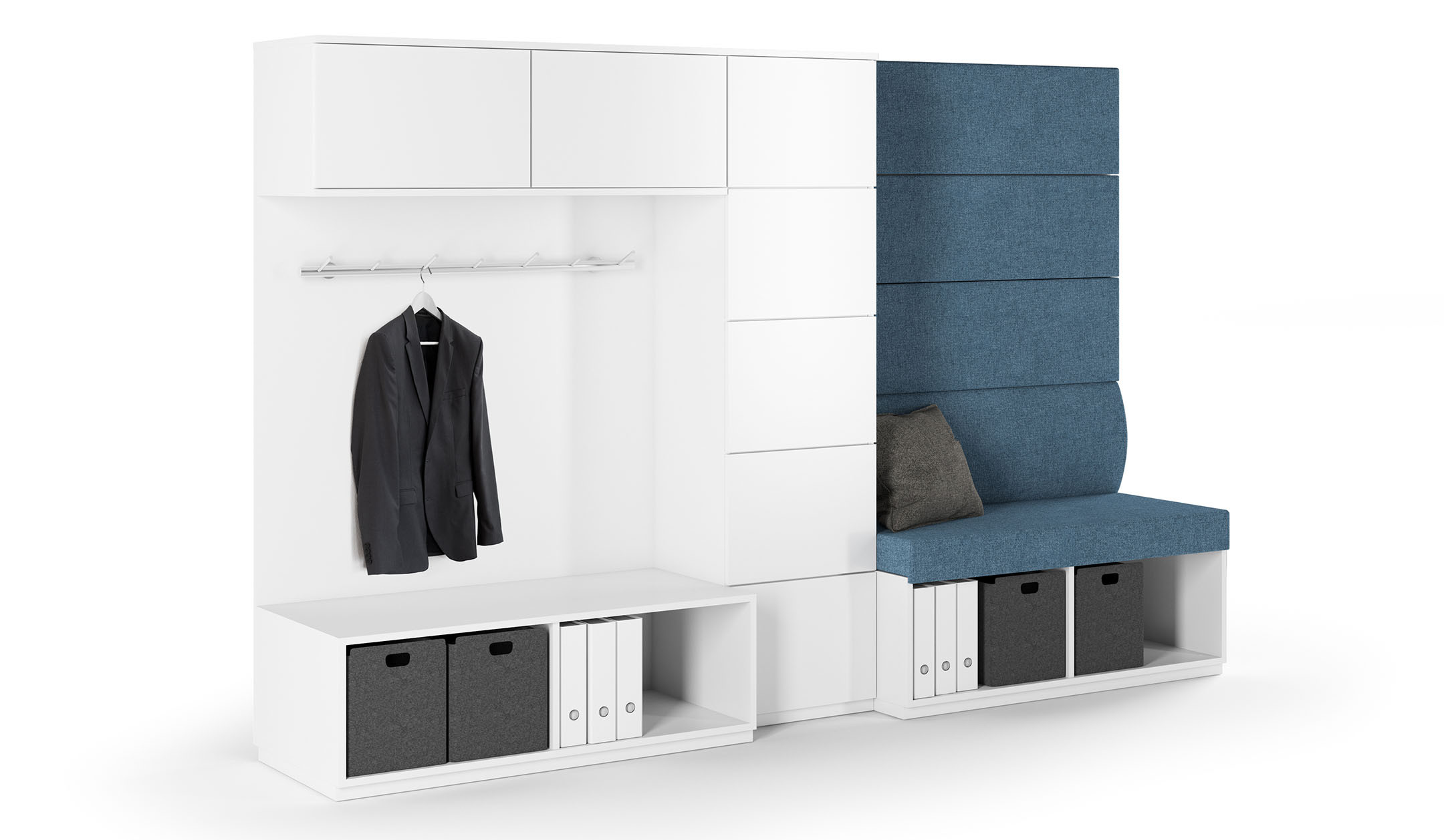 ASSMANN-Syneo-Part-Garderobe-mit-Hangeschrank-fur-modularen-Stauraum-und-Jackenaufbewahrung