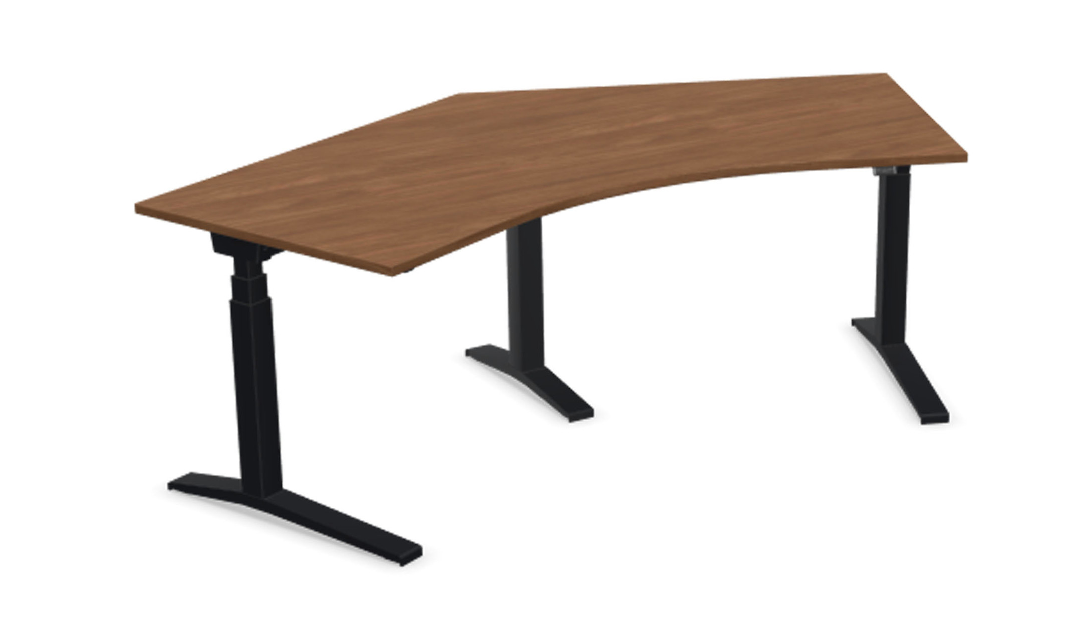 ASSMANN Canvaro Schreibtisch mit DR-förmiger Tischplatte und konfigurierbar für Büroarbeit ASSMANN-Canvaro-Schreibtisch-mit-DR-formiger-Tischplatte-und-konfigurierbar-fur-Buroarbeit