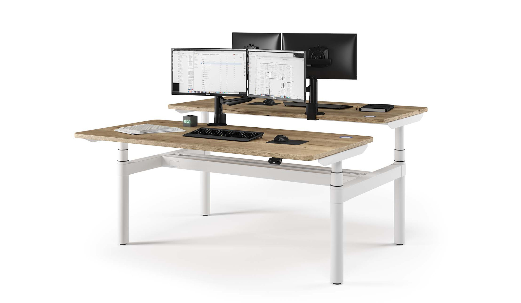 ASSMANN Tensos Compact elektrisch höhenverstellbarer Doppelarbeitsplatz für ergonomische Teamarbeit ASSMANN-Tensos-Compact-elektrisch-hohenverstellbarer-Doppelarbeitsplatz-fur-ergonomische-Teamarbeit