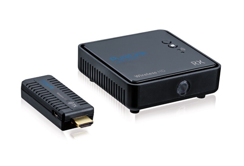 Empfänger und Sender 10m unkomprimiert für HDMI mit Full-HD 1080p 3D schwarz Reichweite max kabellos PureLink WHD030-V3 Wireless HD Extender Set 