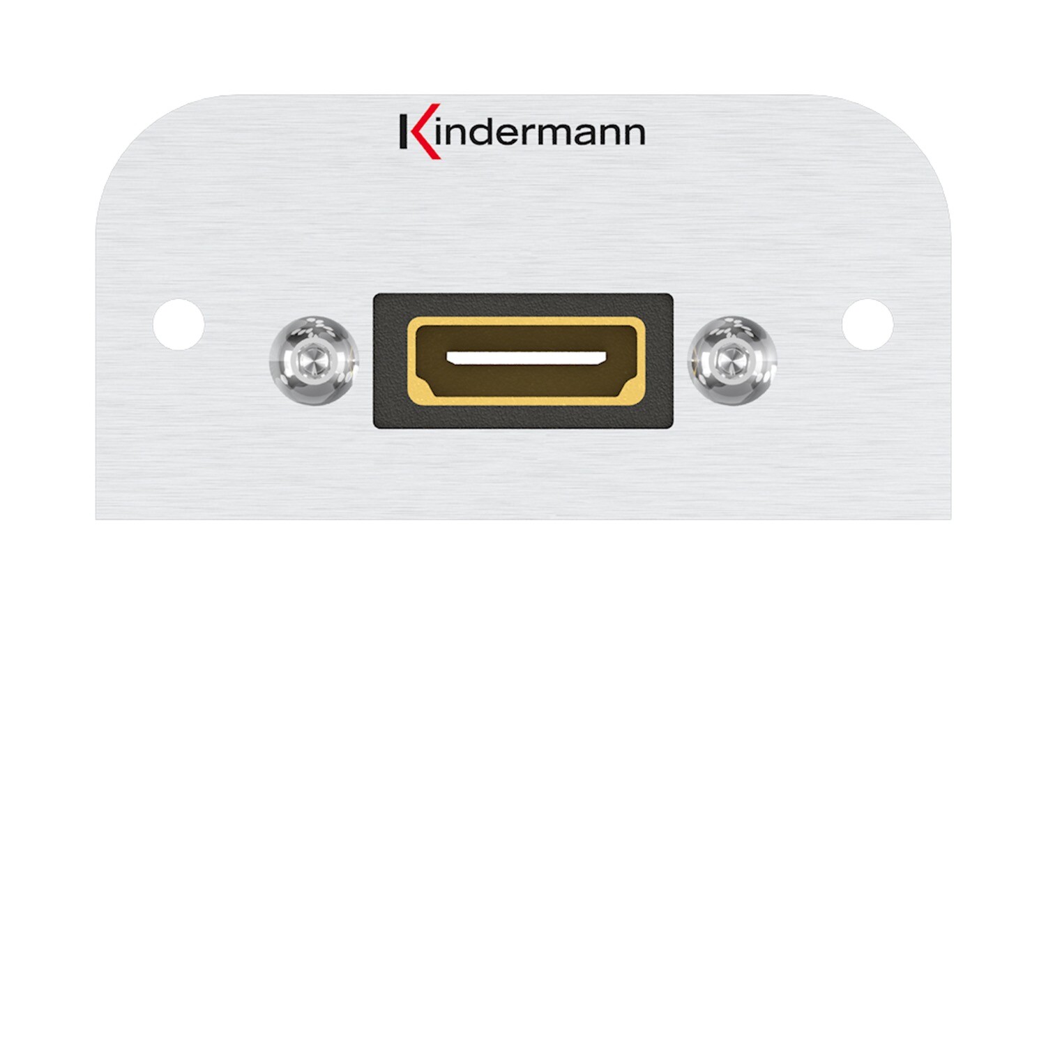 KINDERMANN HDMI with Ethernet Blende mit Kabel Bu/Bu KINDERMANN 7441000542, 54x27mm