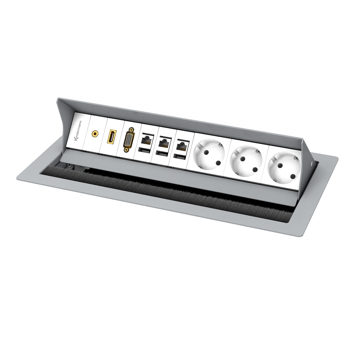 Kindermann CablePort Standard 6-fach, 3 x Strom Kindermann CablePort Standard 6-fach, 3 x Strom