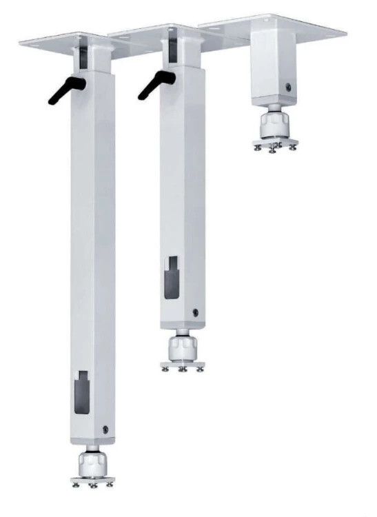 PeTa-standaard-plafondbeugel-met-zelfborgend-kogelgewricht-vaste-lengte-10-cm