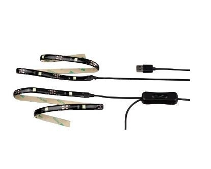 Hama-LED-Band-TV-Relax-mit-USB-Anschluss-weiss-2x-50-cm