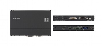 Kramer-SID-X1N-4-Eingang-Multi-Format-Video-uber-Twisted-Pair-Ubertrager-und-Step-In-Modul
