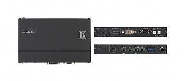 Kramer-SID-X1N-4-Eingang-Multi-Format-Video-uber-Twisted-Pair-Ubertrager-und-Step-In-Modul