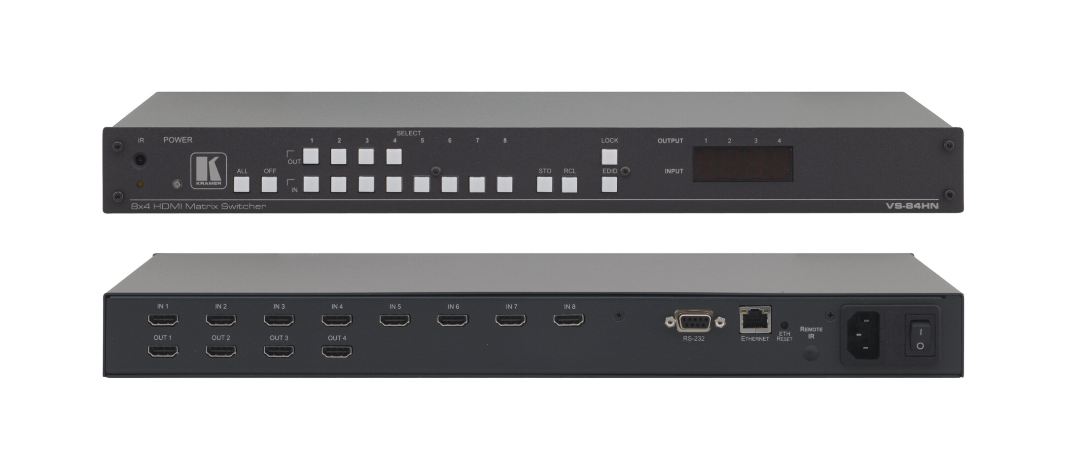 Kramer-VS-84HN-8x4-HDMI-Matrixschalter