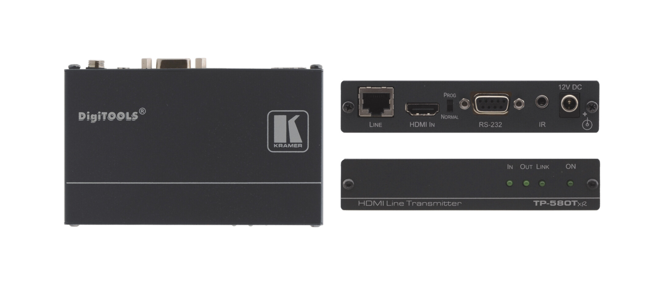 Kramer-TP-580TXR-HDMI-HDBaseT-Sender-Transmitter-1x-HDMI-auf-1x-HDBaseT