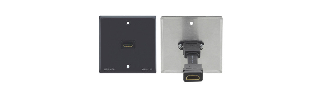 Kramer-WP-H1M-HDMI-Wand-Anschlussfeld-1-fach-weiss