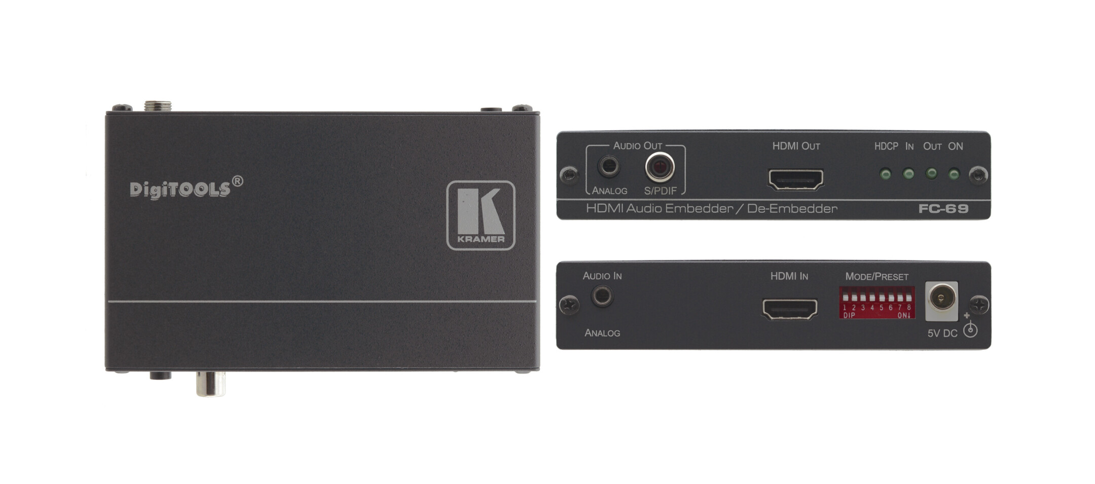 Kramer-FC-69-HDMI-Audio-Ein-und-Auskoppler