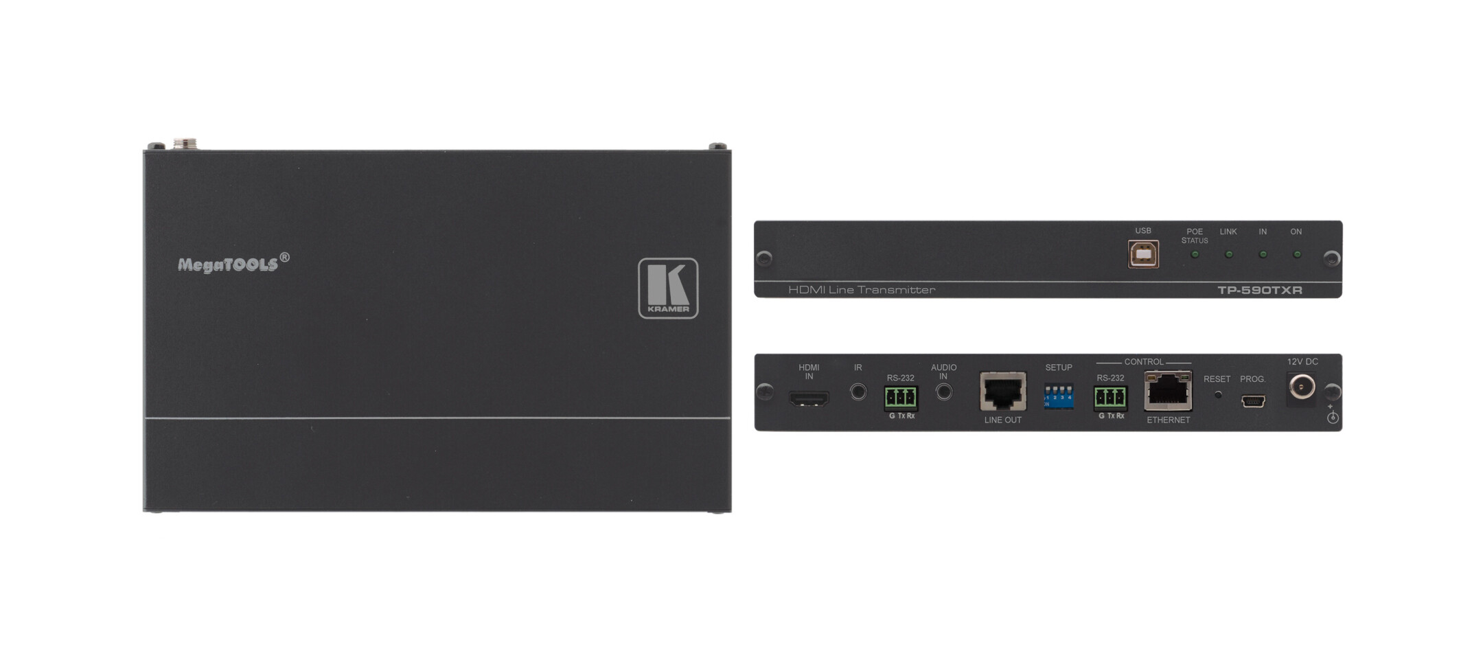 Kramer-TP-590TXR-Twisted-Pair-Ubertrager-HDBaseT-2-0-fur-HDMI-Audio