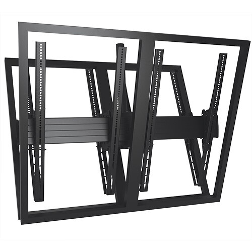 Chief-mikrojustierbare-back-2-back-2x1-Deckenhalterung-LCB2x1U-40-bis-50