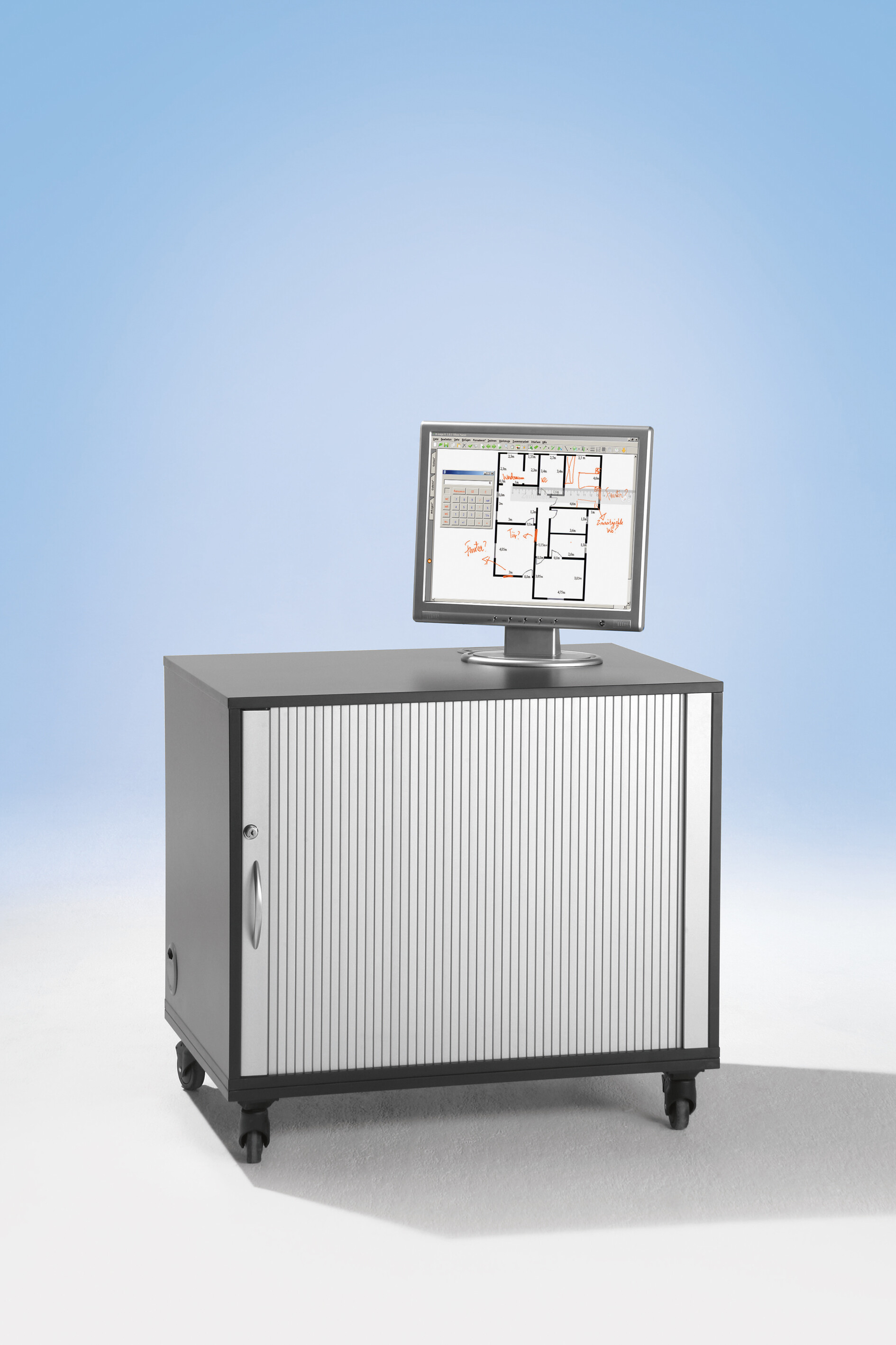 Multifunktionaler Computerwagen (fahrbar)