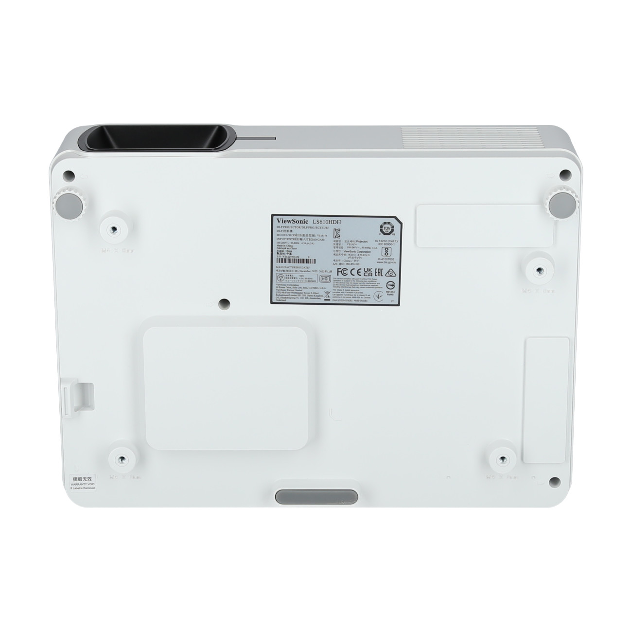 ViewSonic-LS610HDH-Beamer-mit-4000-Lumen-und-vielseitiger-Keystone-Korrektur-fur-Unternehmen-und-Bildungseinrichten-Demoware-Bronze
