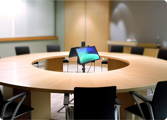 Kandao-MT1001-Maak-kennis-met-Ultra-360-AI-alles-in-een-oplossing-voor-videoconferenties-met-dubbele-touchscreens