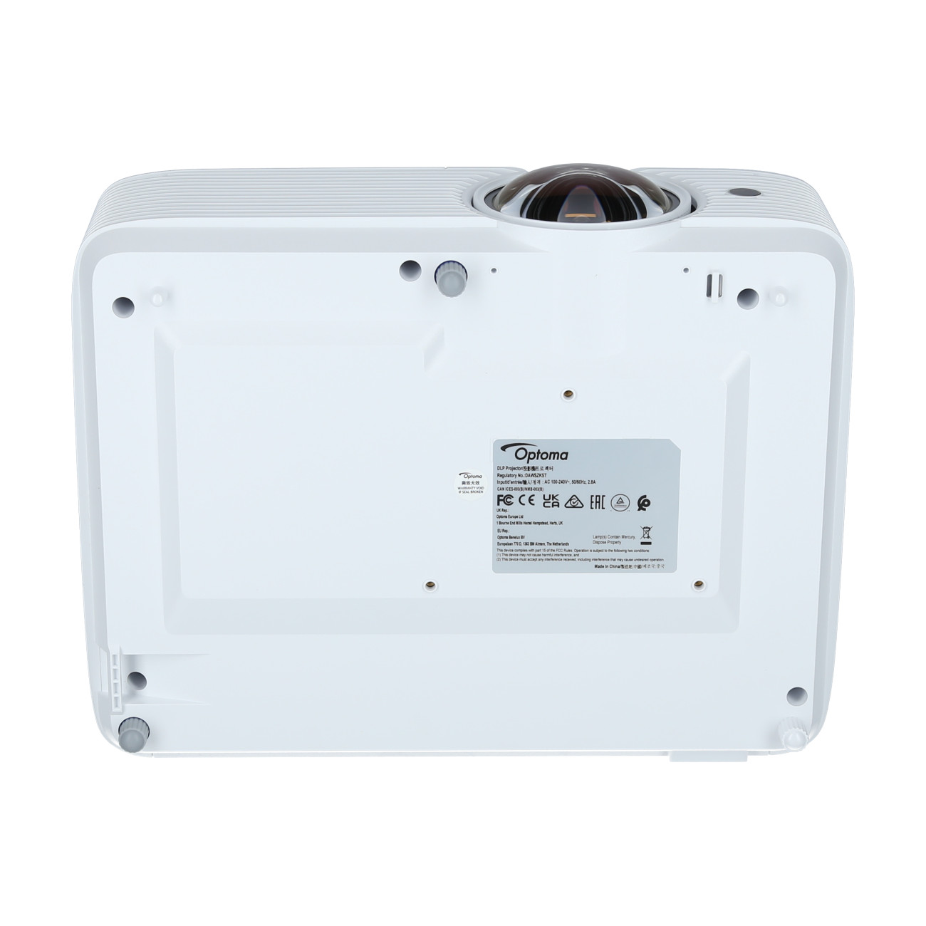 Optoma-W309ST-Kurzdistanz-Beamer-mit-3800-Lumen-und-kraftvollem-Sound-fur-Business-und-Unterricht-Demoware-Platin