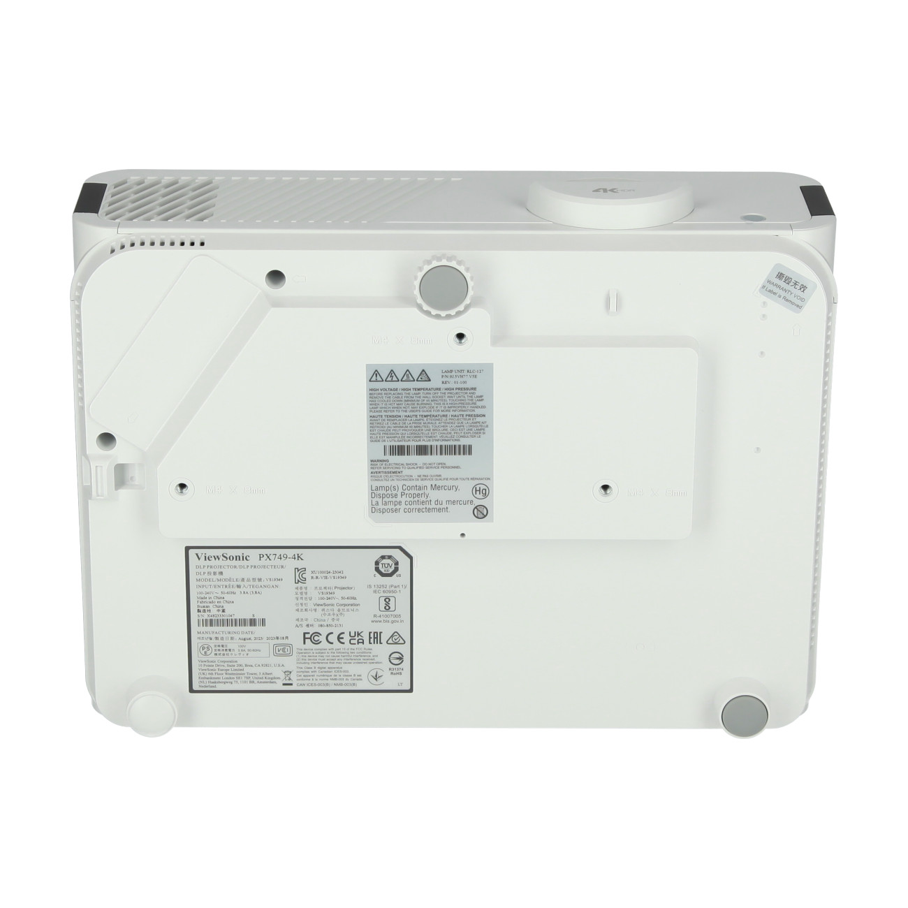 ViewSonic-PX749-4K-Beamer-mit-4K-UHD-240-Hz-Bildwiederholrate-und-4-2-ms-Eingabelatenz-fur-ein-flussiges-Gaming-Erlebnis-Demoware-Bronze