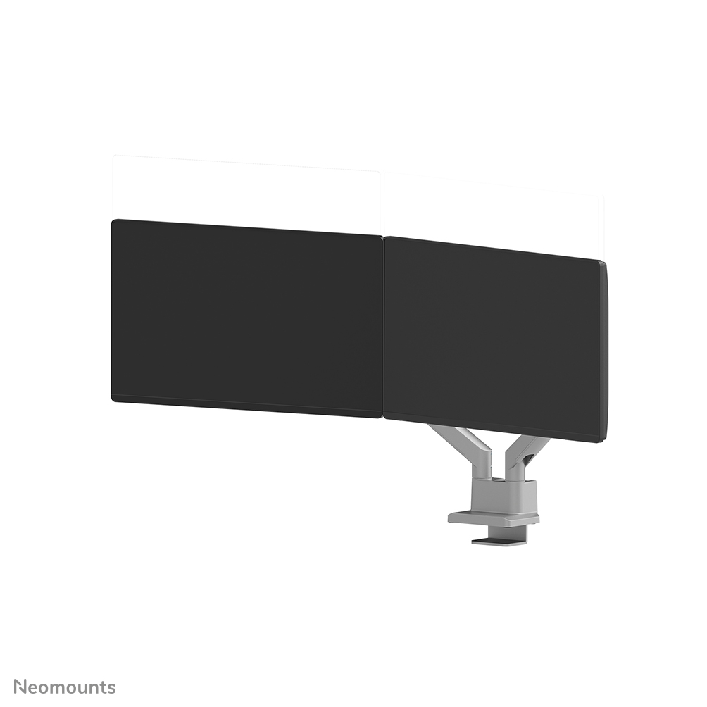 Neomounts-DS70-250SL2-monitorarm-voor-twee-monitoren-tot-32-inch-zilverkleurig