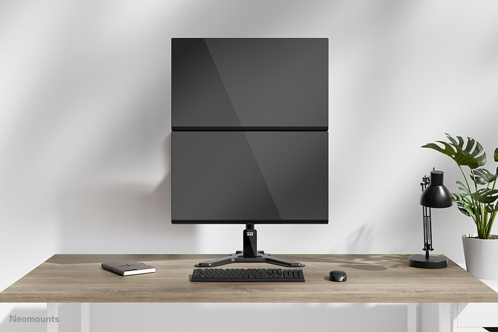 Neomounts-DS45-600BL2V-Monitorstander-fur-zwei-Bildschirme-bis-32-Zoll