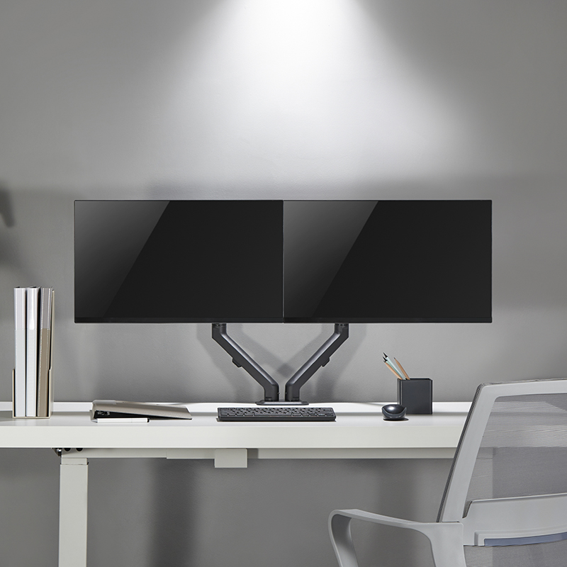 Hagor-Easy-Flex-Dual-Volledig-verstelbare-monitorhouder-voor-twee-schermen-van-17-27-inch