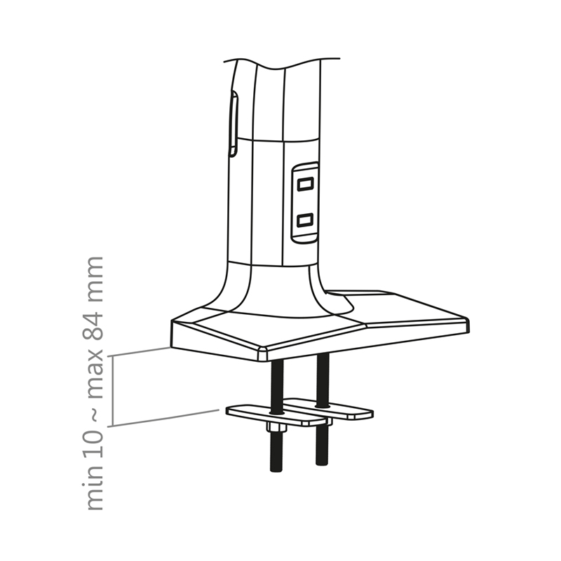 Hagor-HA-Gasliftarm-Single-Volledig-verstelbare-monitorhouder-voor-een-scherm-van-17-43-inch
