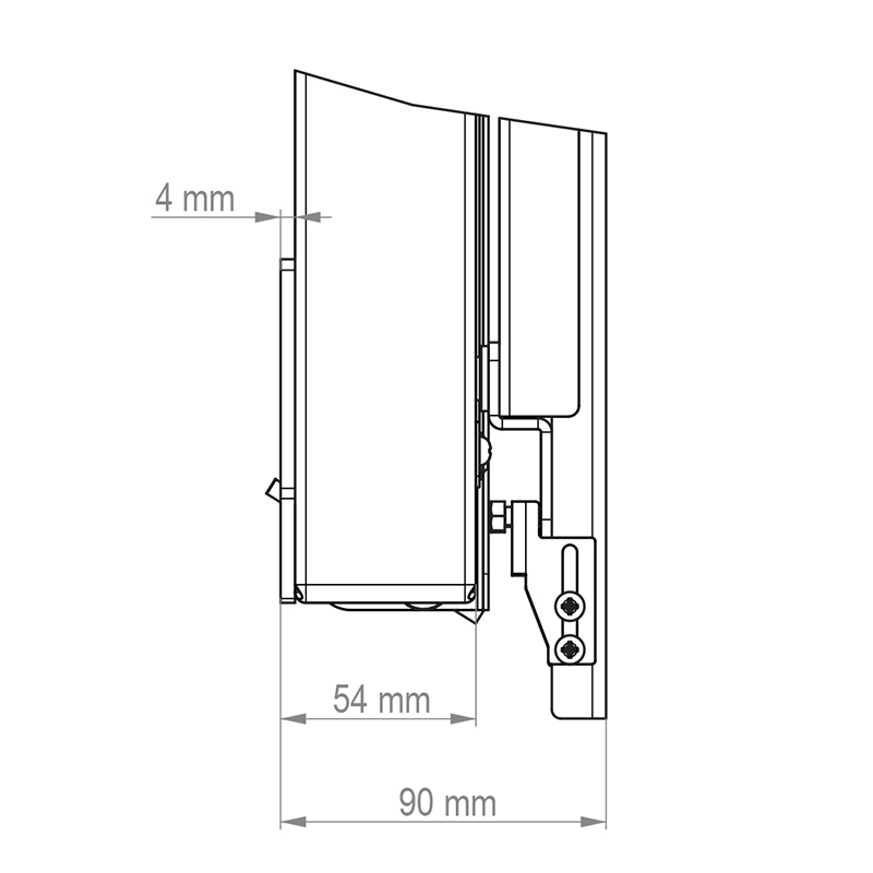 Hagor-WH-Moto-Slim-Gemotoriseerd-in-hoogte-verstelbaar-liftsysteem-voor-wandmontage-van-een-scherm-van-42-86