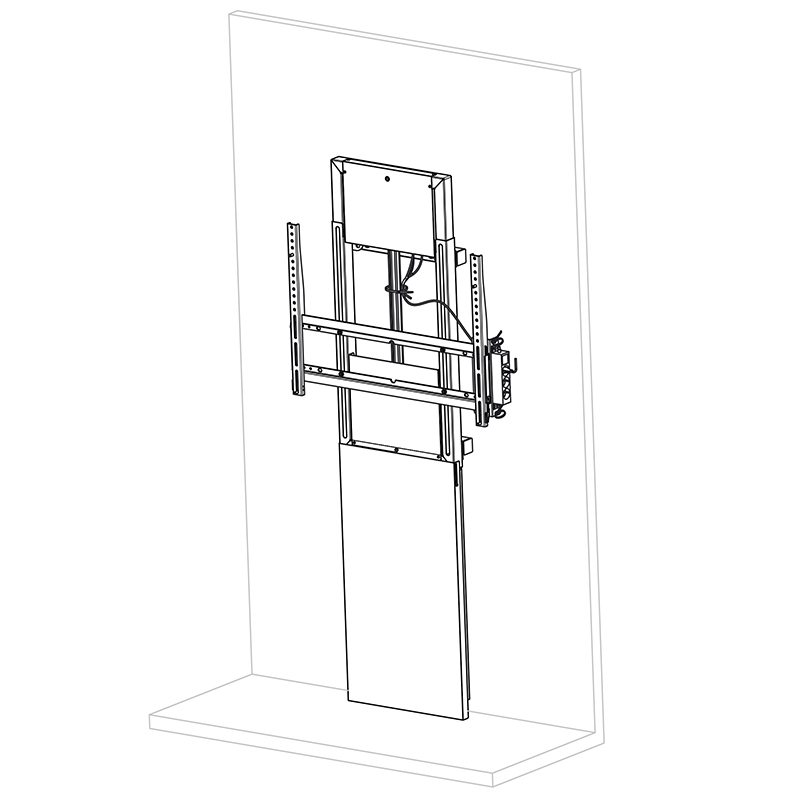 Hagor-WH-Moto-Slim-Stud-Wall-Gemotoriseerd-in-hoogte-verstelbaar-liftsysteem-voor-het-bevestigen-van-een-scherm-van-42-86-aan-stootwanden