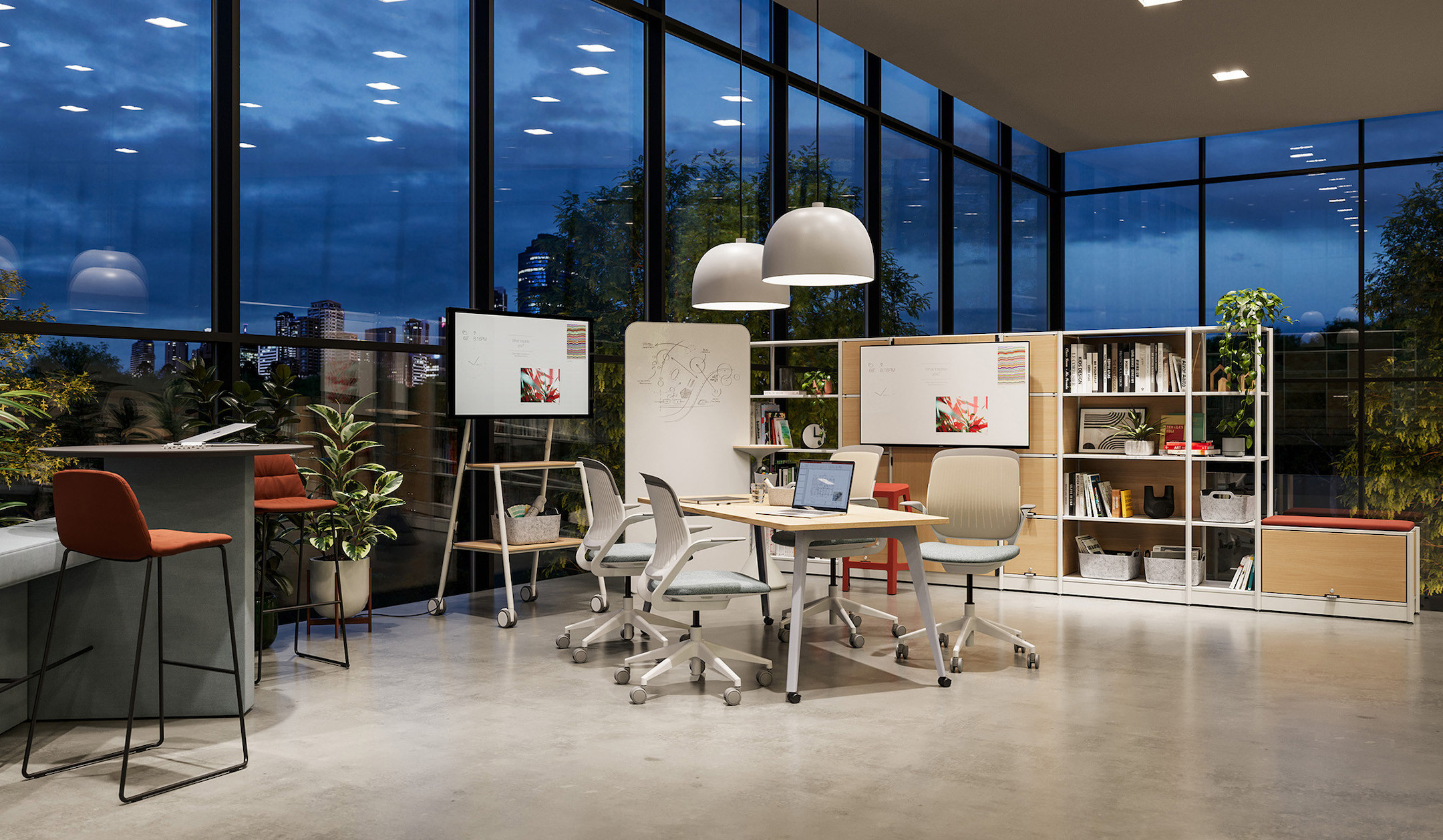 Steelcase-Flex-Media-Wagen-fur-Displays-bis-zu-65-Zoll