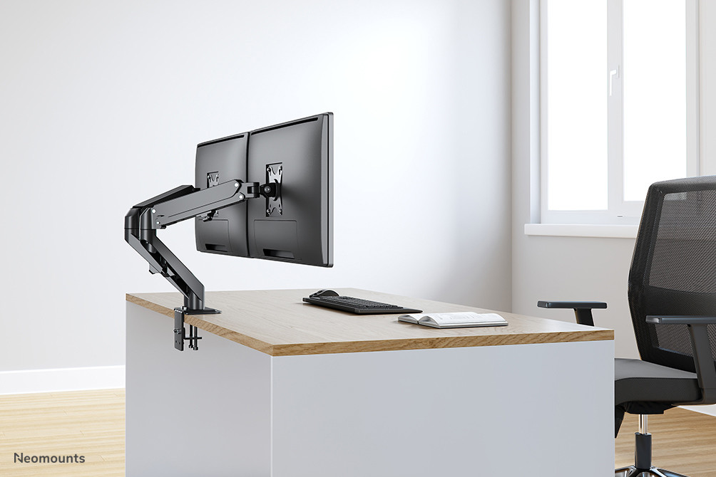 Neomounts-DS70-700BL2-monitorarm-voor-twee-monitoren-tot-27-inch