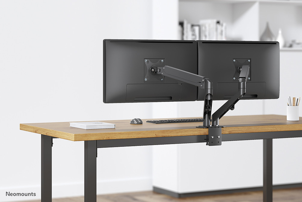 Neomounts-DS70-700BL2-monitorarm-voor-twee-monitoren-tot-27-inch