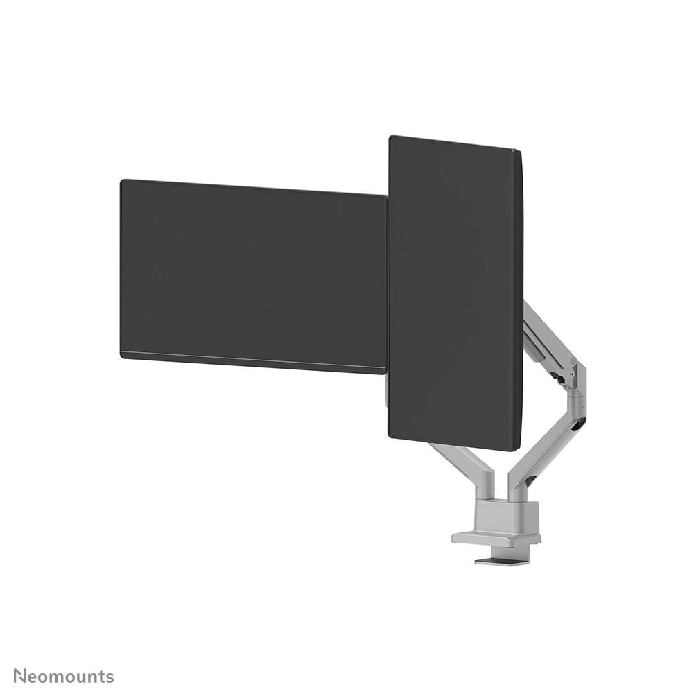 Neomounts-DS70-250SL2-monitorarm-voor-twee-monitoren-tot-32-inch-zilverkleurig