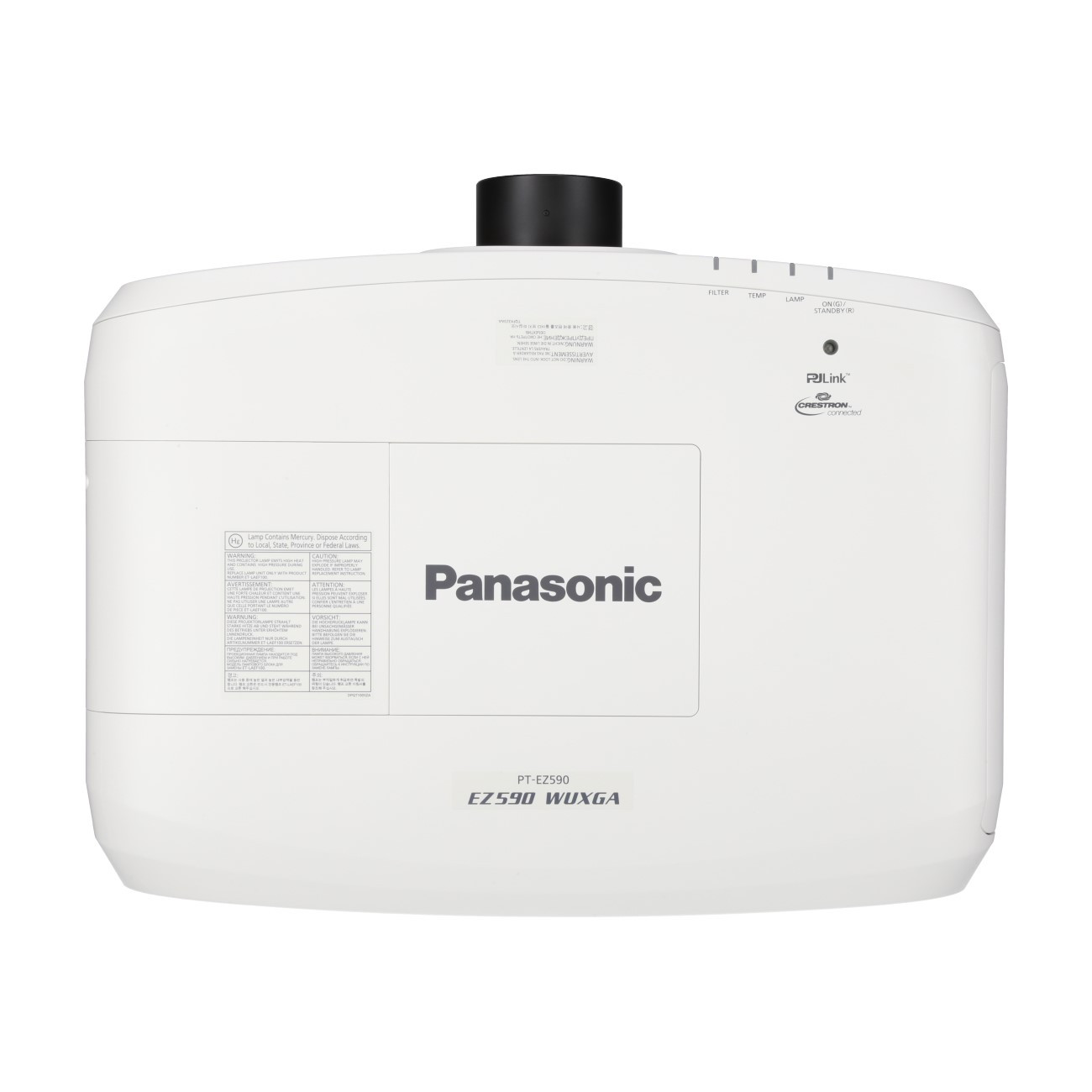 Panasonic-PT-EZ590E-met-Lens