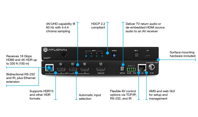 Atlona-AT-JUNO-451-HDBT-HDBaseT-HDMI-Switcher-4-X-1
