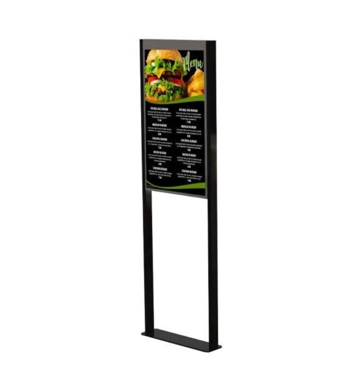 Peerless-AV-DS-OM55ND-FLOOR-Displayvoet-voor-Samsung-OM55N-D
