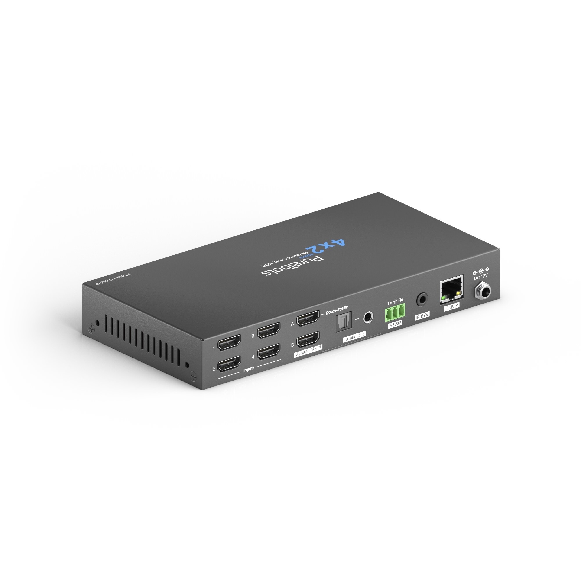 OneAV-4x2-4K-18Gbps-HDMI-Matrix-mit-Scaling-und-Audioextraktion