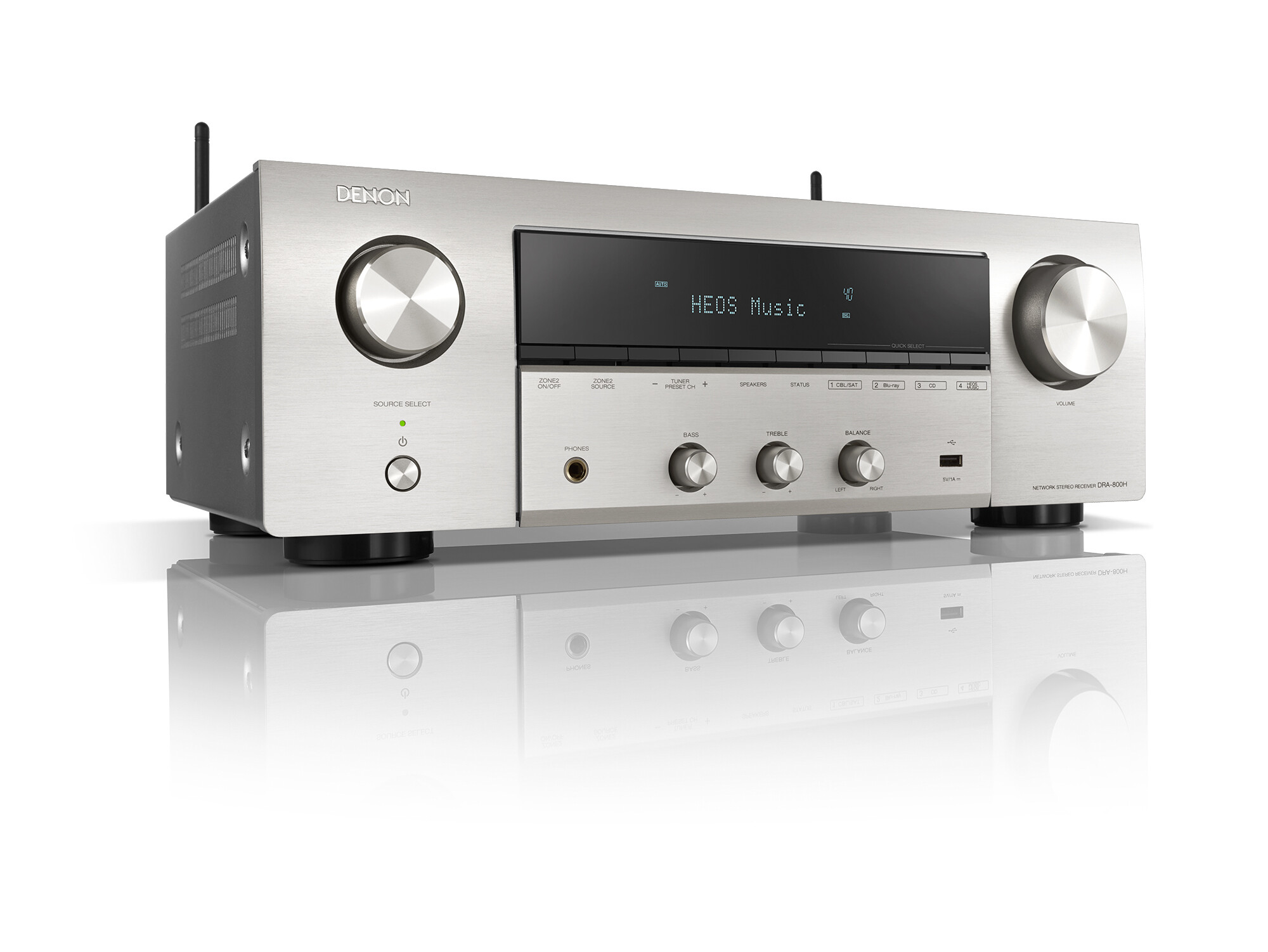 Denon-DRA-800H-Stereo-Netzwerk-Receiver-silber