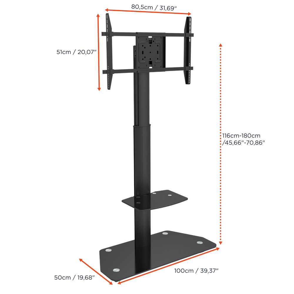 CELEXON Profi Display RW 3270MP Portrait hoehenverstellbar