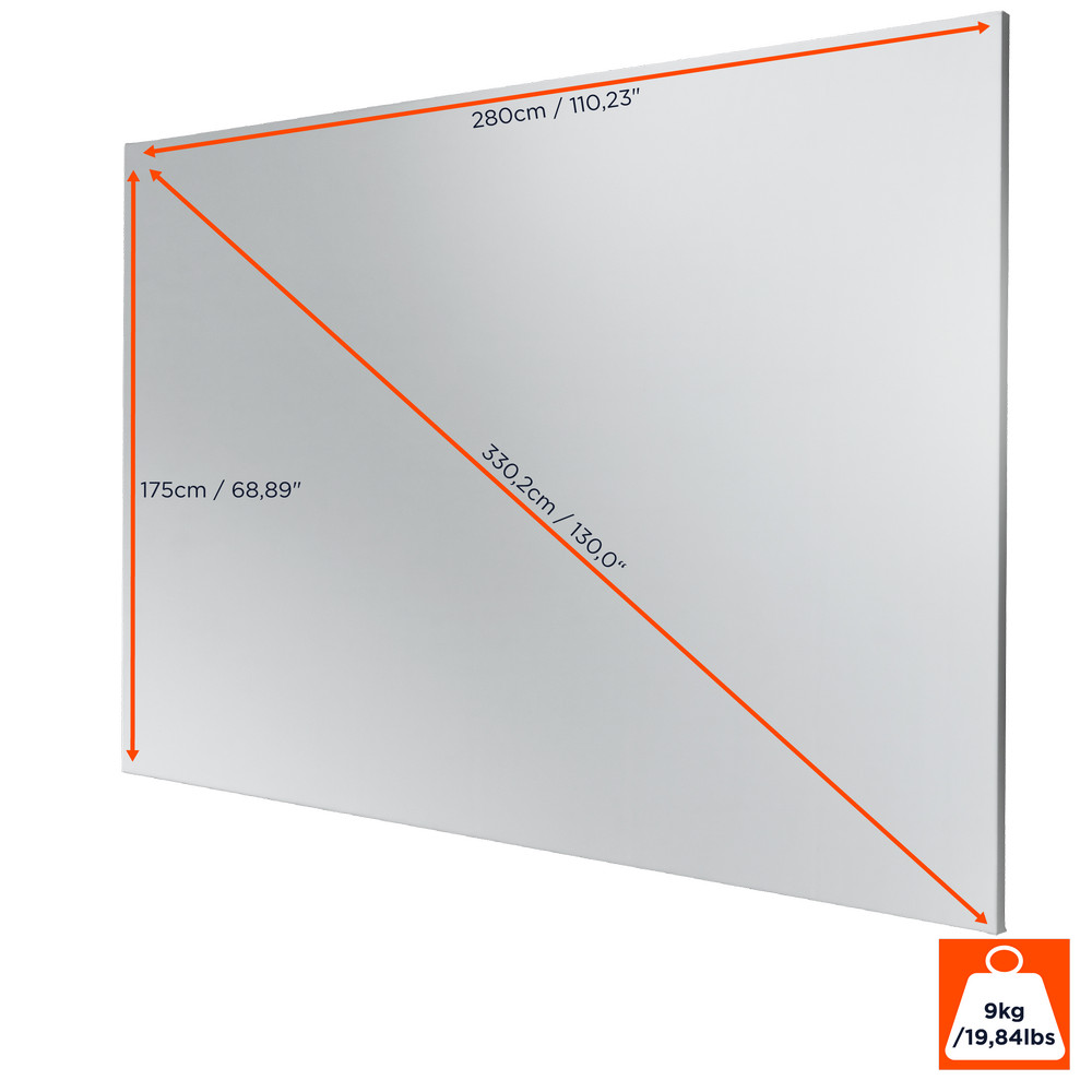 Celexon-frame-projectiescherm-Expert-noFrame-280x-175cm