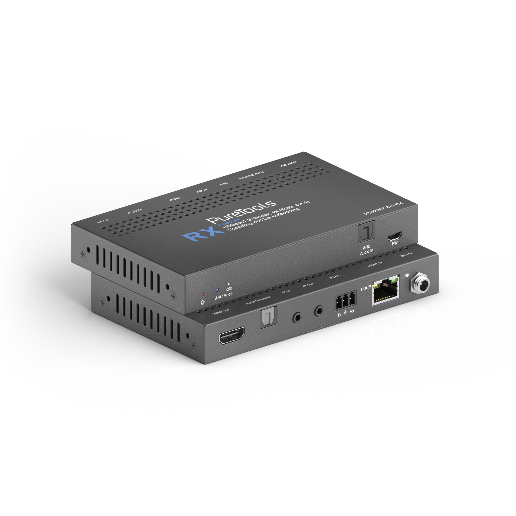 PureTools-4K-18Gpbs-HDMI-HDBaseT-Extender-mit-VLC-Technologie-ARC-und-Scaling