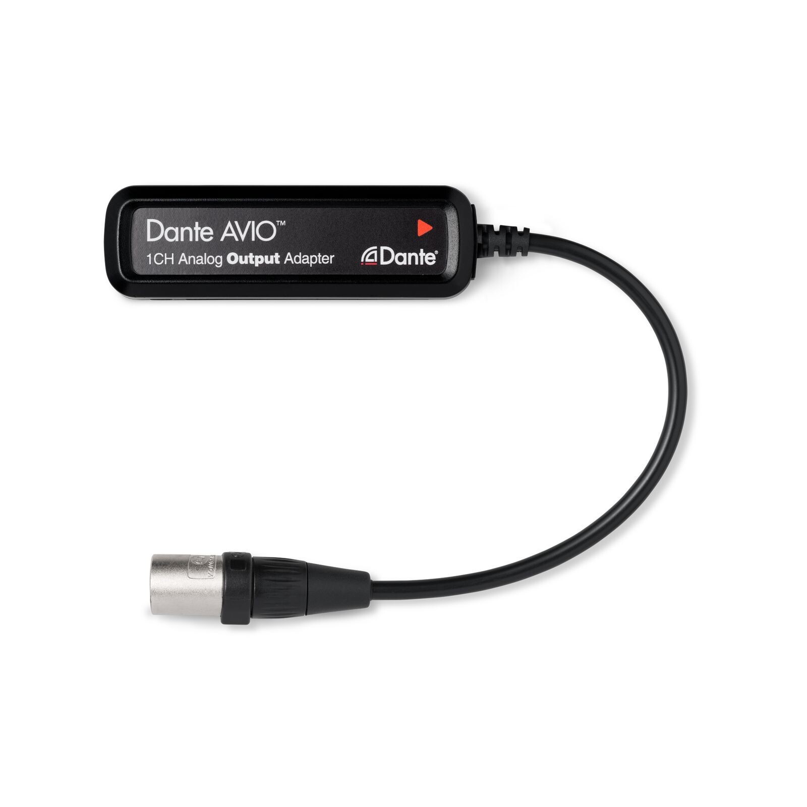 Audinate-Dante-AVIO-XLR-analoge-uitgangsadapter-I-O-module-1-kanaal-analoge-uitgang-plug-and-play