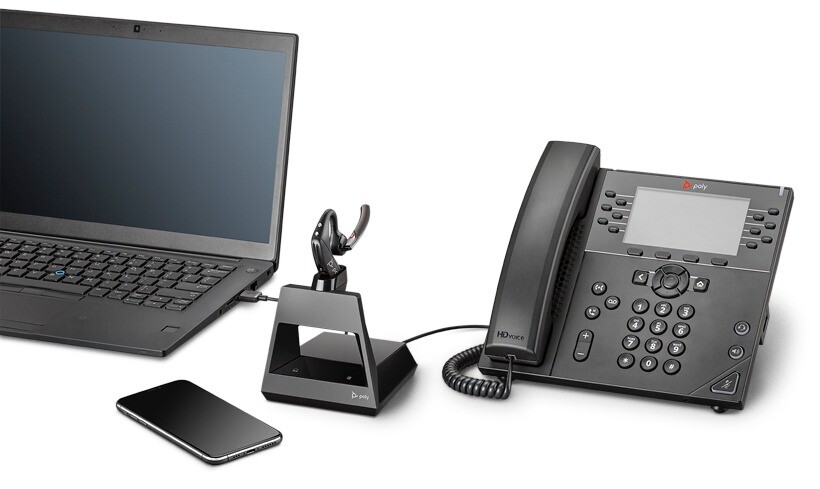 Plantronics-Voyager-5200-Office-2-Way-Base-Bluetooth-Headsetsysteem-fur-PC-Tafeltelefoon-en-mobiel-met-USB-C