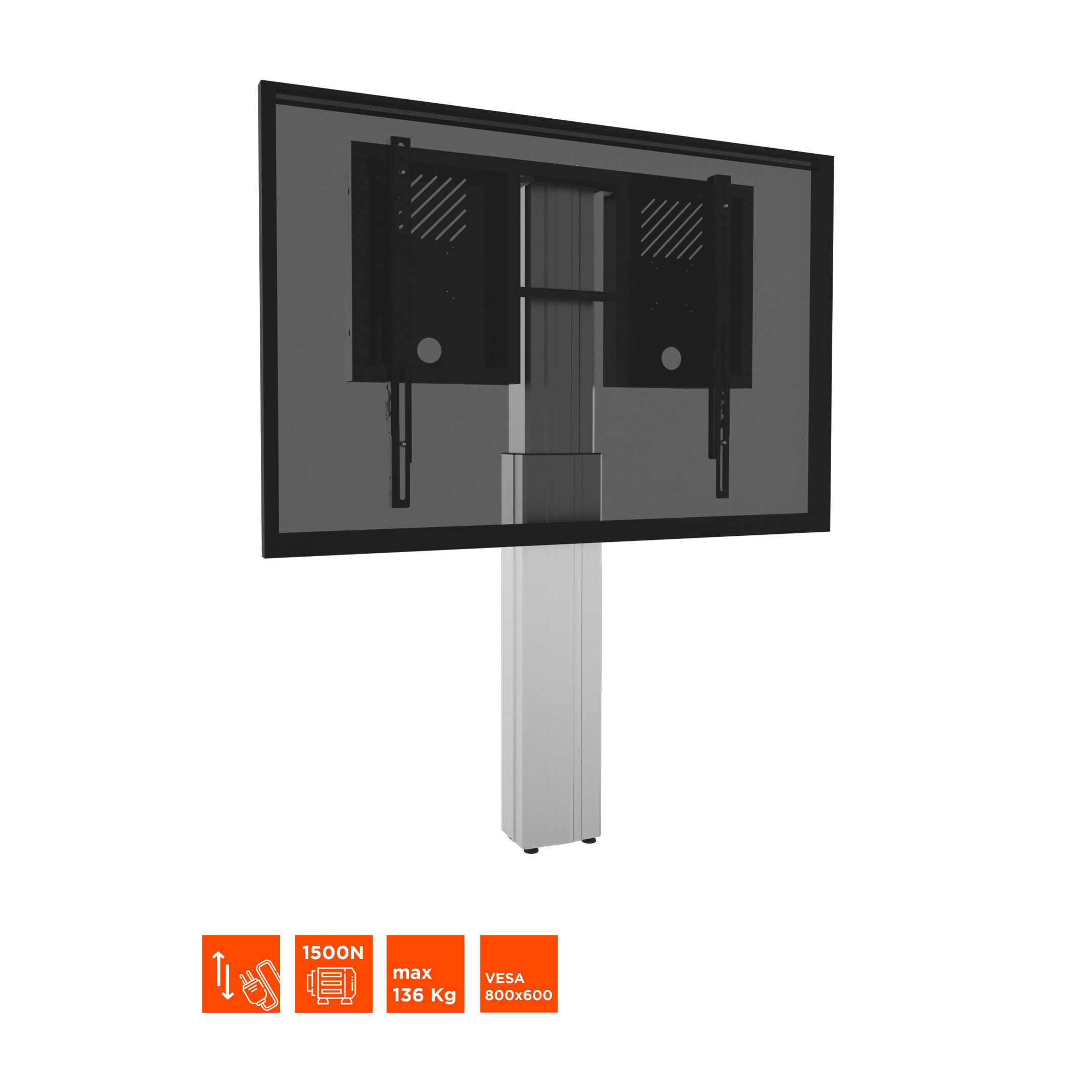 celexon-Expert-elektrisch-hohenverstellbarer-Display-Stander-Adjust-4275WS-mit-Wandbefestigung-50cm